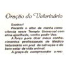 Ref. 60058 -  DECQ.ORAÇÃO DO VETERINÁRIO